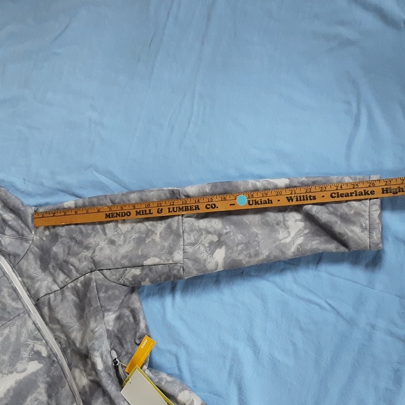 All In Motion grey tones soft-shell sherpa jacket juniors size large 12-14 nwt - Picture 5 of 16